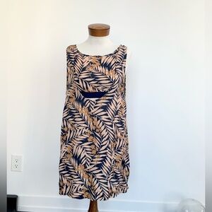 Free People-Leaf Print Sleeveless Dress